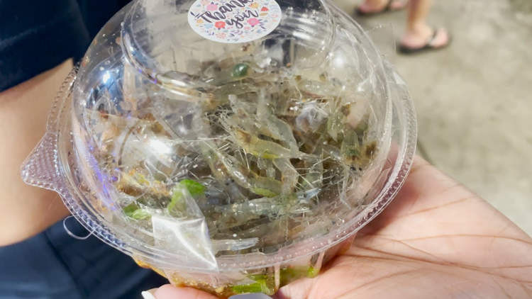 Dancing Shrimp: Thailand's Unique Live Street Food Experience