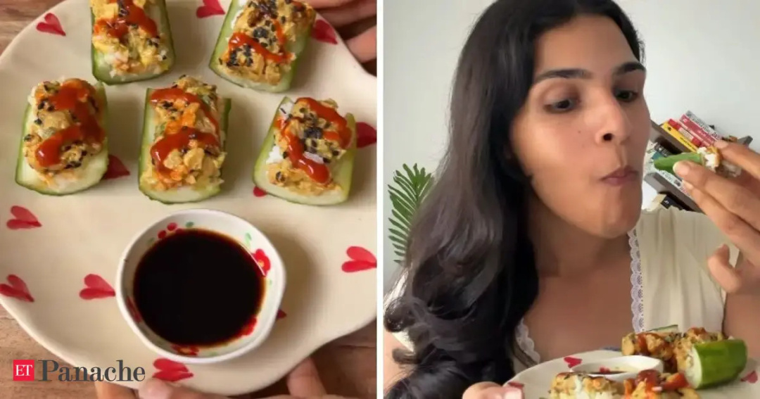 Mumbai Coach Vanshika Khurana's Cucumber Sushi Recipe Boosts Protein and Fiber