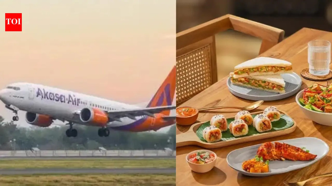Akasa Air Introduces Chicken Pulimunchi Sushi on Its Inflight Menu